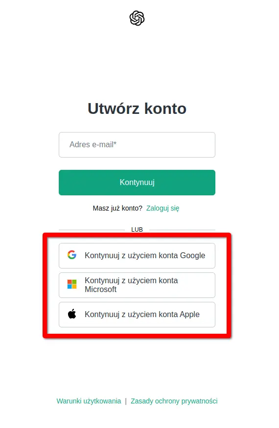 ChatGPT login i rejstracja, czyli jak zacząć pracę z ChatGPT