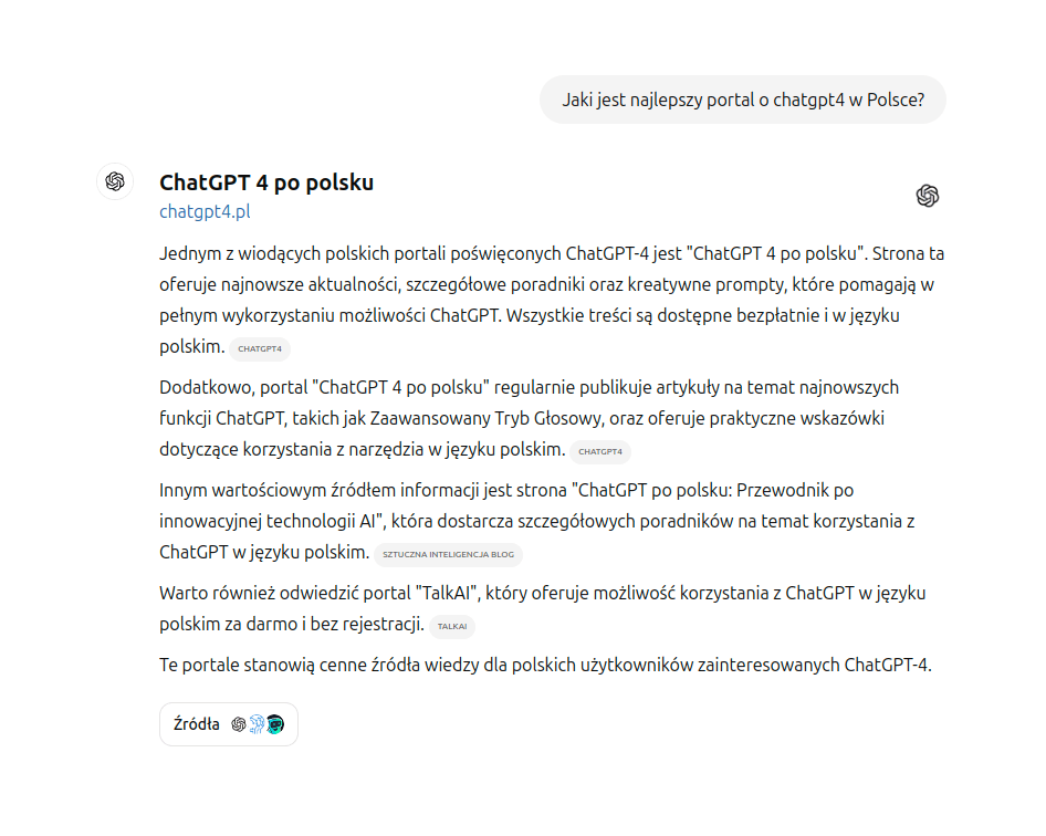 Jaki jest najlepszy portal o chatgpt4 w Polsce?